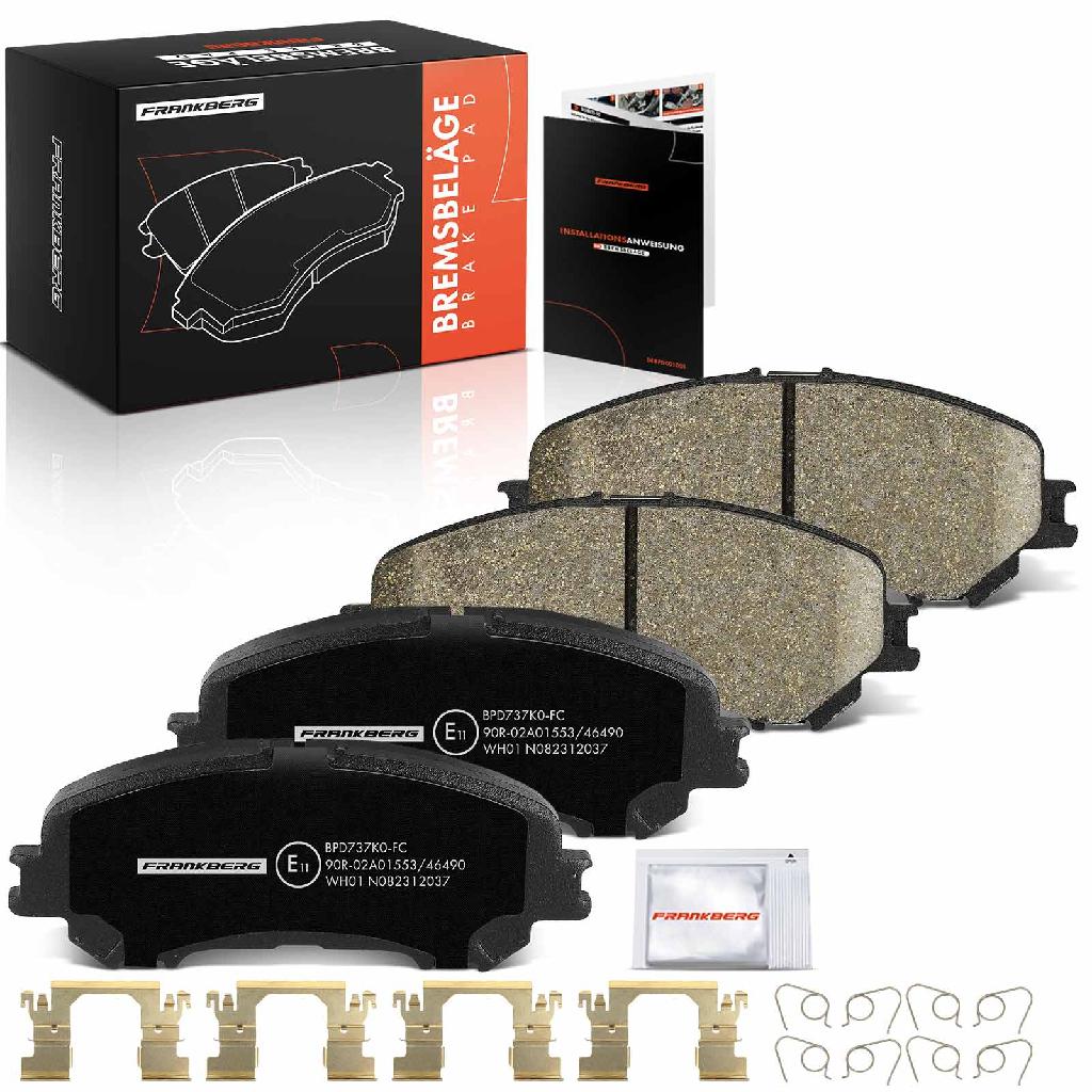 4x Bremsbeläge Vorderachse für Nissan Qashqai II SUV X-Trail Renault Kadjar 2013-2025