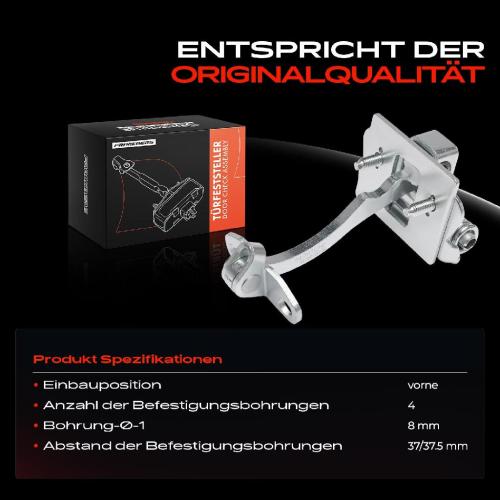 1x Türfeststeller Türfangband Türstopper Vorne für Peugeot 306 Break Cabriolet Schrägheck N3 N5 7B Bild 1x Türfeststeller Türfangband Türstopper Vorne für Peugeot 306 Break Cabriolet Schrägheck N3 N5 7B