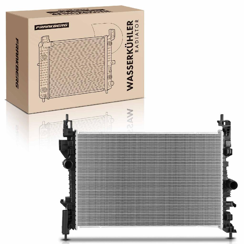 Frankberg 1x Kühler Wasserkühler Motorkühler für Opel Adam M13 Corsa E X15 1.4L 2014-2019