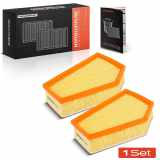 Frankberg 2x Luftfilter Filtereinsatz für Volvo C30 C70 S40 V40 V50 D3 2006-2015 Diesel