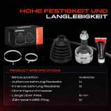 1x Antriebswelle Gelenksatz Vorderachse für Land Rover Range Rover 2 P38A 1994-2002