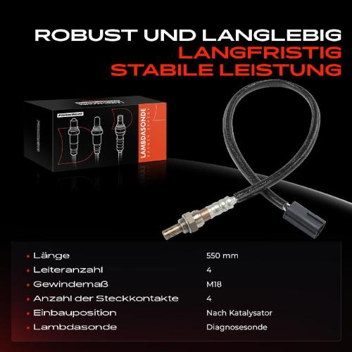 Frankberg 1x Lambdasonde Diagnosesonde Nach Katalysator für Porsche 996 Cabriolet C2 C3 C4 DS Fiat 3.6L 3.8L Bild Frankberg 1x Lambdasonde Diagnosesonde Nach Katalysator für Porsche 996 Cabriolet C2 C3 C4 DS Fiat 3.6L 3.8L