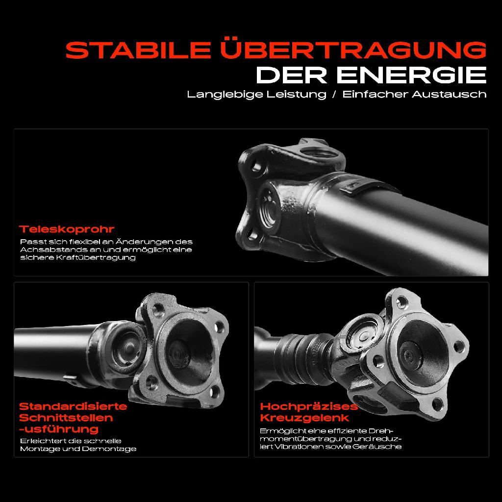 1x Kardanwelle Gelenkwelle Vorderachse für Mercedes-Benz E-Klasse W211 S-Klasse V220 W220 2002-2008
