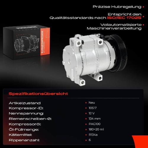 1x Klimakompressor für Mazda 3 BL 2.3L 2008-2014 Bild 1x Klimakompressor für Mazda 3 BL 2.3L 2008-2014