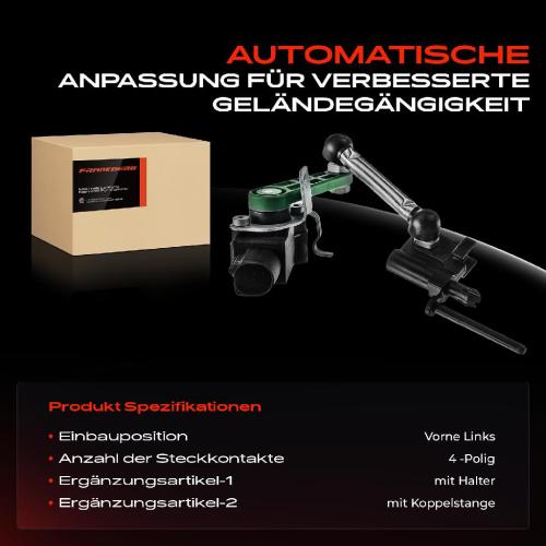 1x Höhensensor Niveauregulierung Vorne Links für VW Touareg 7P5 7P6 3.6L 3.0L 2010-2018 Bild 1x Höhensensor Niveauregulierung Vorne Links für VW Touareg 7P5 7P6 3.6L 3.0L 2010-2018