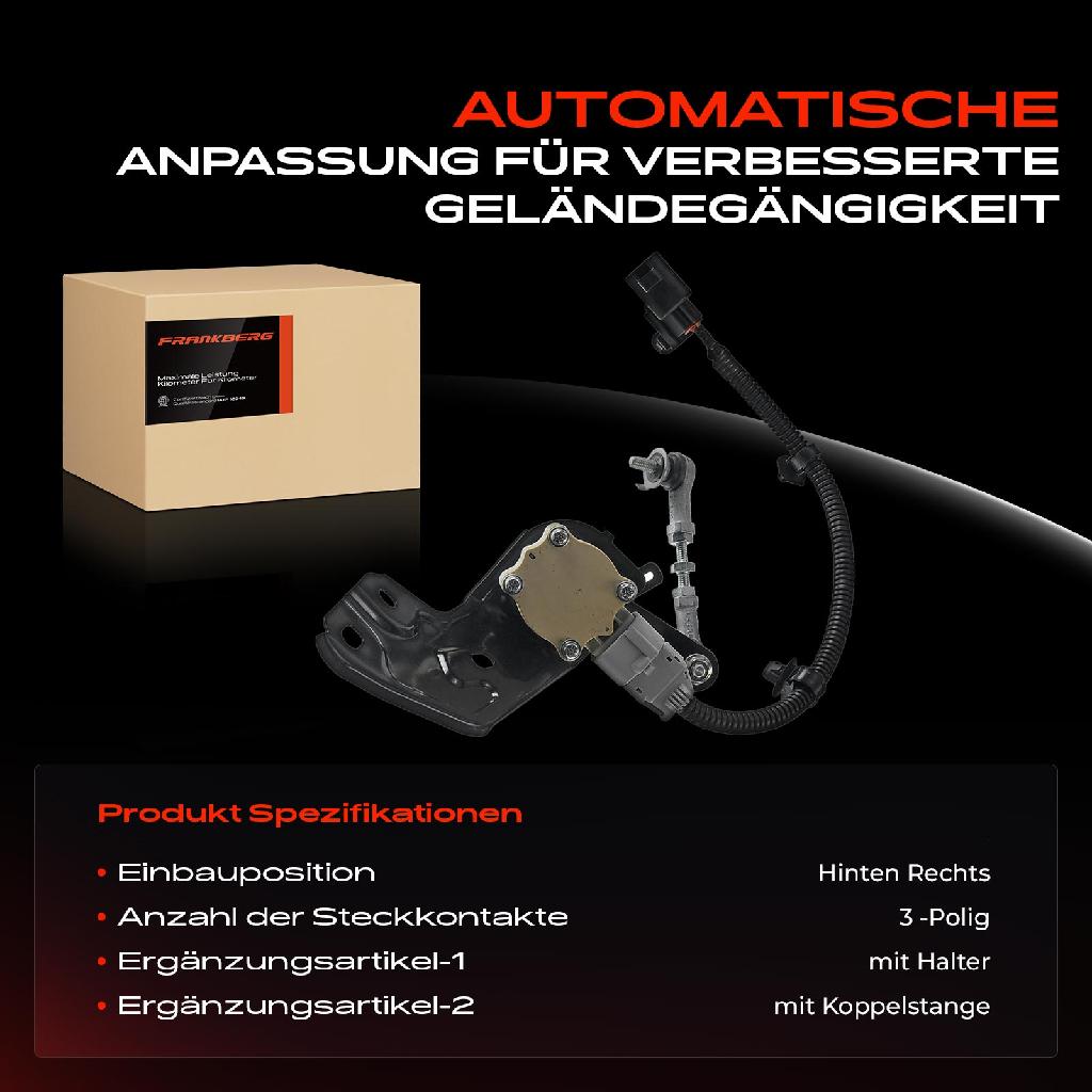 1x Höhensensor Niveauregulierung Hinten Rechts für Lexus Toyota 4 Runner Land Cruiser