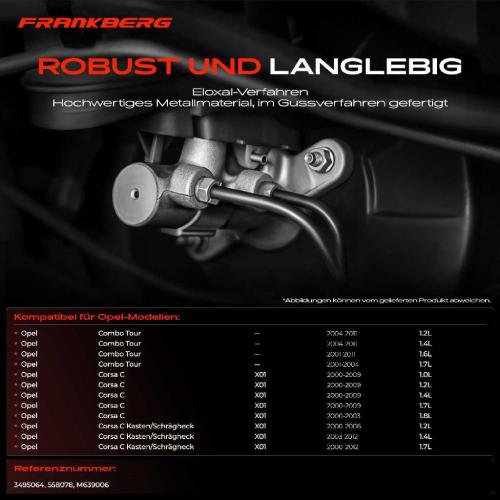 1x Hauptbremszylinder Bremszylinder für Opel Corsa C F08 F68 X01 Combo 2000-2012 Bild 1x Hauptbremszylinder Bremszylinder für Opel Corsa C F08 F68 X01 Combo 2000-2012