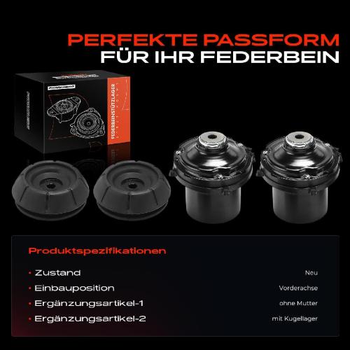 2x Domlager Federbeinstütz lager für Opel Astra G CC T98 Vectra B Zafira A Bild 2x Domlager Federbeinstütz lager für Opel Astra G CC T98 Vectra B Zafira A