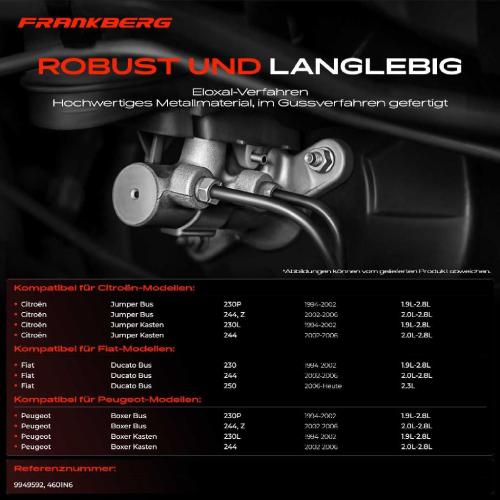 1x Hauptbremszylinder Bremszylinder für Citroën Jumper Fiat Ducato Peugeot Boxer 230 244 Bild 1x Hauptbremszylinder Bremszylinder für Citroën Jumper Fiat Ducato Peugeot Boxer 230 244