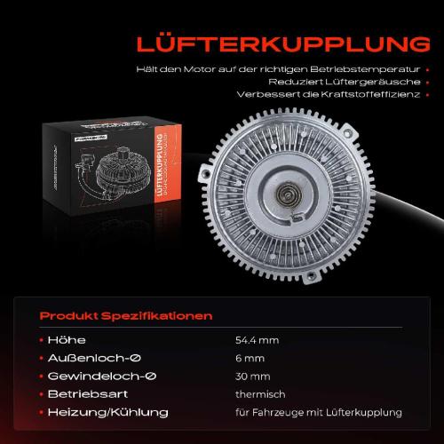 1x Lüfterkupplung Kühlerlüfte für Mercedes-Benz W210 S210 E430 W163 ML430 ML55 AMG R129 500 Bild 1x Lüfterkupplung Kühlerlüfte für Mercedes-Benz W210 S210 E430 W163 ML430 ML55 AMG R129 500