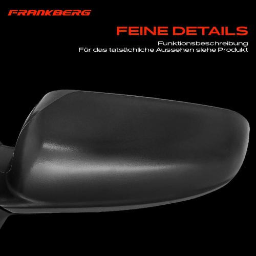 Frankberg 1x Außenspiegel Links für Seat Cordoba Vario Ibiza II VW Polo 6K1 6K2 6K5 6V2 6V5 Bild Frankberg 1x Außenspiegel Links für Seat Cordoba Vario Ibiza II VW Polo 6K1 6K2 6K5 6V2 6V5