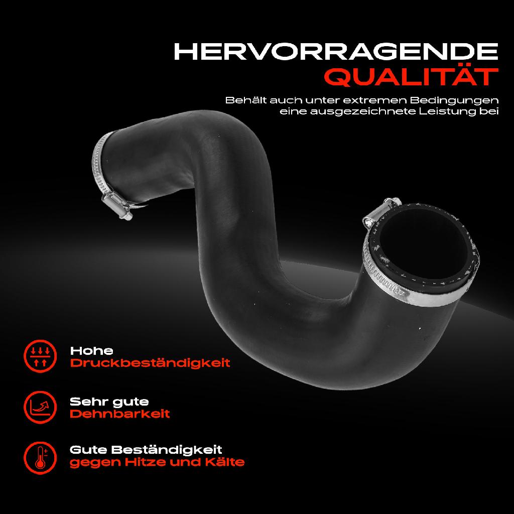 1x Kühlerschlauch Turboschlauch für Citroën C8 EA EB Fiat Ulysse 179 220 Lancia Phedra 179 Peugeot 807 EB