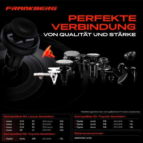 20x Befestigungsclips Verkleidung für Toyota Auris RAV 4 IV Yaris Lexus IS III Bild 20x Befestigungsclips Verkleidung für Toyota Auris RAV 4 IV Yaris Lexus IS III