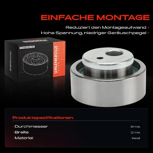 1x Spannrolle Riemenspanner für Citroën AX C15 Saxo Peugeot Fiat Lancia Bild 1x Spannrolle Riemenspanner für Citroën AX C15 Saxo Peugeot Fiat Lancia