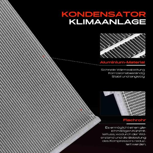 Frankberg 1x Kondensator Klimaanlage für Mercedes-Benz E-Klasse W212 A207 C207 S212 R231 CLS Shooting Brake C218 Bild Frankberg 1x Kondensator Klimaanlage für Mercedes-Benz E-Klasse W212 A207 C207 S212 R231 CLS Shooting Brake C218