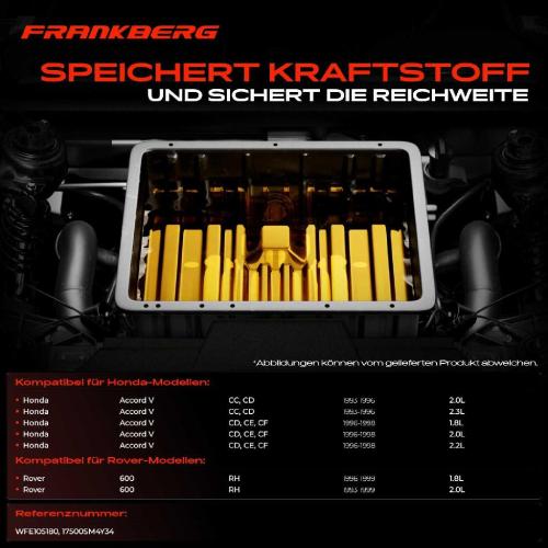 1x Kraftstofftank Kraftstoffbehälter für Honda Accord V Rover 1.8L-2.3L Bild 1x Kraftstofftank Kraftstoffbehälter für Honda Accord V Rover 1.8L-2.3L