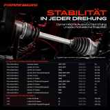 1x Antriebswelle Hinterachse Links für Mercedes-Benz Sprinter 3-T Pritsche/Fahrgestell B907 B910