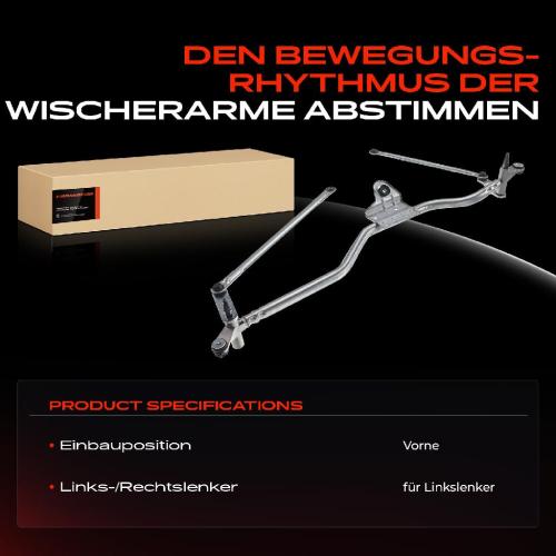 Frankberg 1x Wischergestänge Vorne für VW Multivan T5 T6 Transporter T5 T6 Bild Frankberg 1x Wischergestänge Vorne für VW Multivan T5 T6 Transporter T5 T6