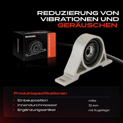 1x Lagerung Gelenkwelle Kardanwellenlager für Mercedes-Benz S-Klasse V221 W221 Bild 1x Lagerung Gelenkwelle Kardanwellenlager für Mercedes-Benz S-Klasse V221 W221