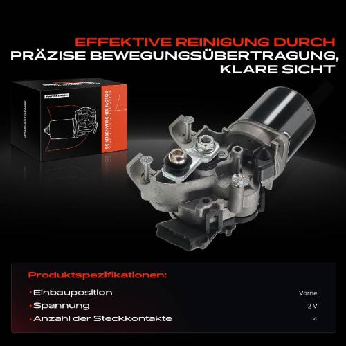 Frankberg 1x Wischermotor Scheibenwischermotor Vorne für Nissan Qashqai I J10 JJ10 2007-2013 Bild Frankberg 1x Wischermotor Scheibenwischermotor Vorne für Nissan Qashqai I J10 JJ10 2007-2013