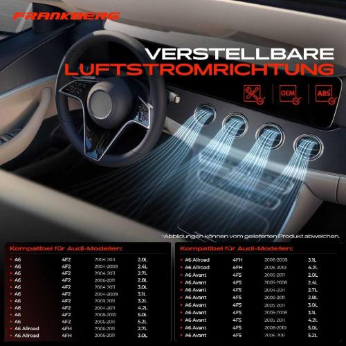 1x Luftdüse Armaturenbrett Vorne Rechts für Audi A6 4F2 Allroad 4FH Avant Bild 1x Luftdüse Armaturenbrett Vorne Rechts für Audi A6 4F2 Allroad 4FH Avant