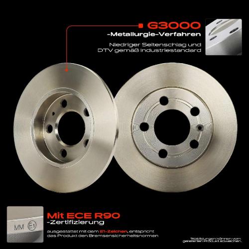 2x Bremsscheiben Hinterachse für VW Golf IV Bora Variant Audi A3 TT Roadster Skoda Octavia I Combi Bild 2x Bremsscheiben Hinterachse für VW Golf IV Bora Variant Audi A3 TT Roadster Skoda Octavia I Combi