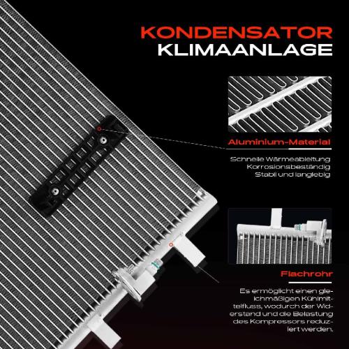 Frankberg 1x Kondensator Klimaanlage für Audi A4 8K2 A5 8T3 A6 A7 4GA Porsche Bild Frankberg 1x Kondensator Klimaanlage für Audi A4 8K2 A5 8T3 A6 A7 4GA Porsche