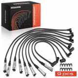 9x Zündleitungssatz Zündkabel für Mercedes-Benz S-Klasse W126 C126 SL R107