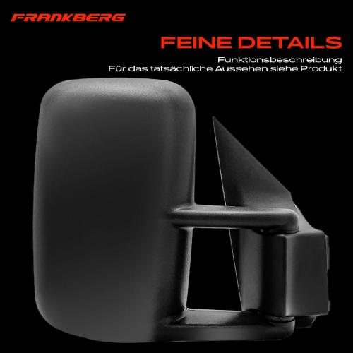 Frankberg 1x Außenspiegel Rechts für VW LT 28-35 II Bus 2D 2.3L 2.5L 2.8L 1996-2006 Bild Frankberg 1x Außenspiegel Rechts für VW LT 28-35 II Bus 2D 2.3L 2.5L 2.8L 1996-2006