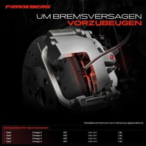 Frankberg 2x Warnkontakt Bremsbelagverschleiß Vorderachse für Opel Omega A Caravan 16 17 19 66 67 Bild Frankberg 2x Warnkontakt Bremsbelagverschleiß Vorderachse für Opel Omega A Caravan 16 17 19 66 67