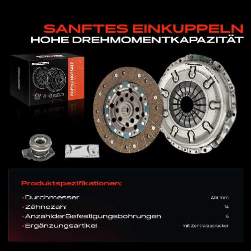 1x Kupplungssatz für Fiat Croma Opel Astra G Caravan CC Kasten/Kombi Stufenheck Signum Vectra C Zafira A MPV Bild 1x Kupplungssatz für Fiat Croma Opel Astra G Caravan CC Kasten/Kombi Stufenheck Signum Vectra C Zafira A MPV