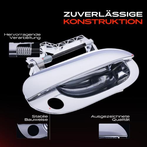 1x Türgriff Vorne Rechts außen für BMW 5er E39 5er Touring 2.0L 2.2L 2.5L 2.8L 2.9L 3.0L 3.5L 4.4L 1995-2004 Bild 1x Türgriff Vorne Rechts außen für BMW 5er E39 5er Touring 2.0L 2.2L 2.5L 2.8L 2.9L 3.0L 3.5L 4.4L 1995-2004