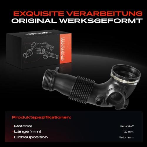 1x Ansaugschlauch, Luftfilter für BMW X1 E84 X3 F25 X4 F26 Z4 E89 3er F31 5er F10 Bild 1x Ansaugschlauch, Luftfilter für BMW X1 E84 X3 F25 X4 F26 Z4 E89 3er F31 5er F10