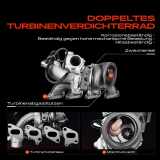 1x Turbolader Abgaskrümmer Einheit für Chevrolet Cruze Schrägheck Station Wagon Orlando Trax Opel Adam Astra J