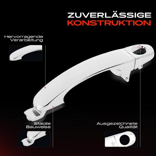 1x Türgriff Vorne Links außen für VW Caddy III MPV Kasten/MPV Multivan V New Beetle Cabriolet Touran Bild 1x Türgriff Vorne Links außen für VW Caddy III MPV Kasten/MPV Multivan V New Beetle Cabriolet Touran