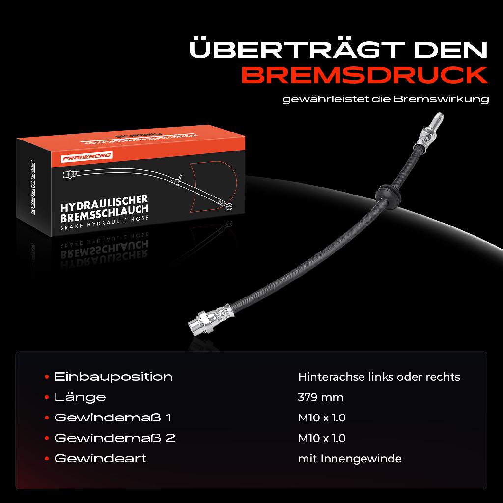 1x Bremsschlauch Bremsschläuche Hinterachse Links oder Rechts für BMW X5 F95 G05 X6 F96 G06 X7 G07