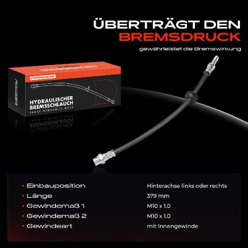 Frankberg 1x Bremsschlauch Bremsschläuche Hinterachse Links oder Rechts für BMW X5 F95 G05 X6 F96 G06 X7 G07 Bild Frankberg 1x Bremsschlauch Bremsschläuche Hinterachse Links oder Rechts für BMW X5 F95 G05 X6 F96 G06 X7 G07