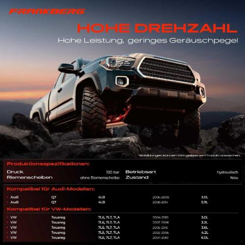 1x Servopumpe hydraulisch für Audi Q7 4LB VW Touareg 7L V6 3.0L 3.2L 3.6L 4.2L Bild 1x Servopumpe hydraulisch für Audi Q7 4LB VW Touareg 7L V6 3.0L 3.2L 3.6L 4.2L