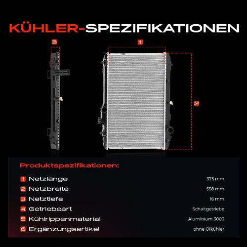 1x Kühler Wasserkühler Motorkühler für Suzuki Swift III EZ MZ 1.3L 1.5L 1.6L Bj ab 2005 Bild 1x Kühler Wasserkühler Motorkühler für Suzuki Swift III EZ MZ 1.3L 1.5L 1.6L Bj ab 2005