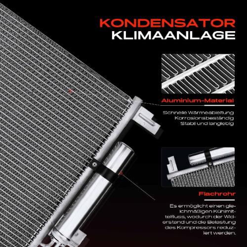 1x Kondensator Klimaanlage für Citroën C-Crosser Mitsubishi Outlander II Lancer 8 Bild 1x Kondensator Klimaanlage für Citroën C-Crosser Mitsubishi Outlander II Lancer 8