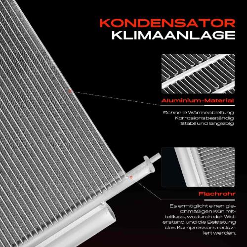 1x Kondensator Klimaanlage für Honda Civic VIII FK FN FA FD 2005-2012 Bild 1x Kondensator Klimaanlage für Honda Civic VIII FK FN FA FD 2005-2012
