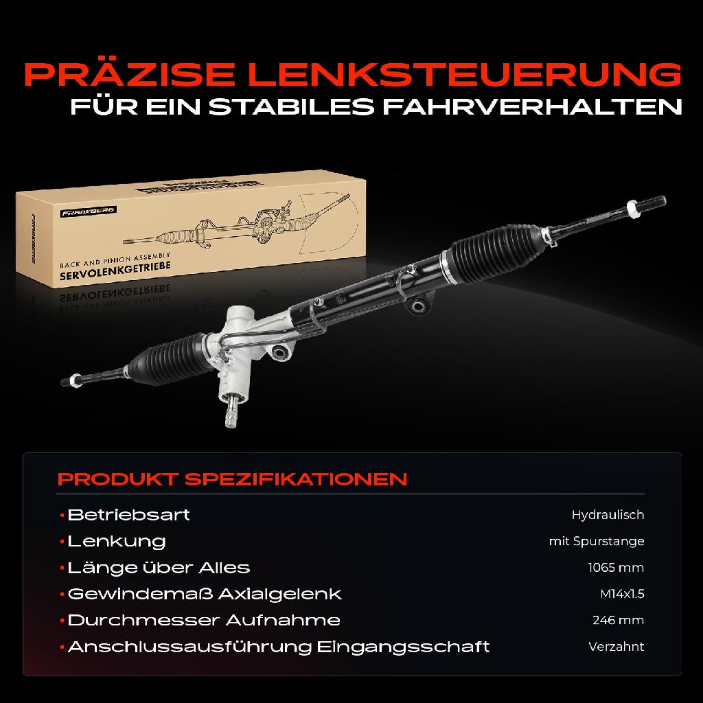 1x Lenkgetriebe Servolenkgetriebe für Fiat Palio Siena 1.0L-1.9L 1996-2016