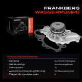 1x Wasserpumpe Kühlwasserpumpe für Chrysler 300 C LX Sebring JS Dodge Journey JC 2.7L
