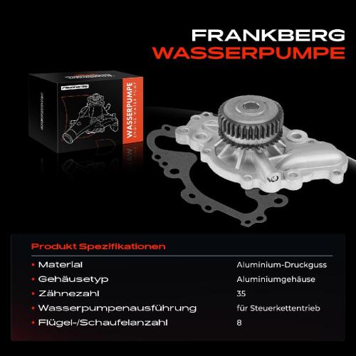 1x Wasserpumpe Kühlwasserpumpe für Chrysler 300 C LX Sebring JS Dodge Journey JC 2.7L Bild 1x Wasserpumpe Kühlwasserpumpe für Chrysler 300 C LX Sebring JS Dodge Journey JC 2.7L