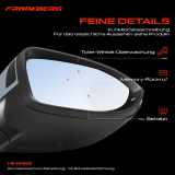 1x Außenspiegel Rechts für VW Golf VIII Variant CD1 CD1 DA1 CG5 CG5 DB5 Bj ab 2019