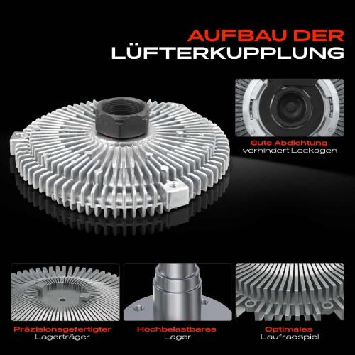 1x Lüfterkupplung Kühlerlüfte für Mercedes-Benz W163 1998-2005 Bild 1x Lüfterkupplung Kühlerlüfte für Mercedes-Benz W163 1998-2005