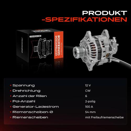 1x Lichtmaschine Generator für Suzuki Jimny Geländewagen Geschlossen SN 1.5L Bild 1x Lichtmaschine Generator für Suzuki Jimny Geländewagen Geschlossen SN 1.5L