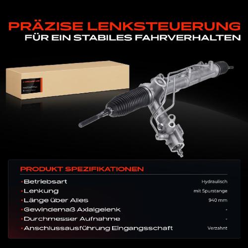 Frankberg 1x Lenkgetriebe Servolenkgetriebe für BMW X5 E53 3.0L-4.7L 2000-2006 Bild Frankberg 1x Lenkgetriebe Servolenkgetriebe für BMW X5 E53 3.0L-4.7L 2000-2006