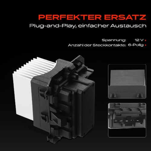 1x Widerstand Vorwiderstand Gebläsemotor für Renault Clio 4 Logan Megane 2 1.2L-2.0L Bild 1x Widerstand Vorwiderstand Gebläsemotor für Renault Clio 4 Logan Megane 2 1.2L-2.0L