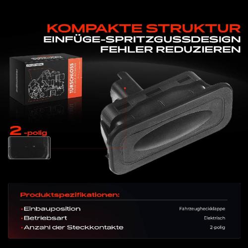 Frankberg 1x Türschloss Fahrzeugheckklappe für Renault Clio 3 4 Megane 2 3 Scenic Twingo Bild Frankberg 1x Türschloss Fahrzeugheckklappe für Renault Clio 3 4 Megane 2 3 Scenic Twingo